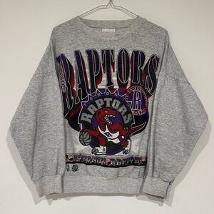 Vintage Toronto Raptors 1994 Pullover Sweatshirt Size L Boxy